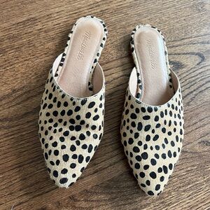 MADEWELL Remi Slip on Mule Sand Dune Spotted Multi Womens Size 7